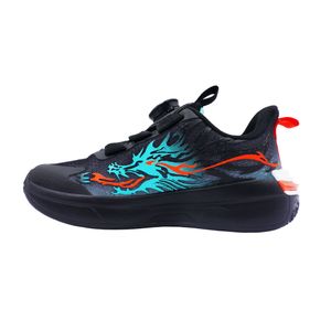 TENIS INFANTIL NIÑO ATHLETIC NEGRO