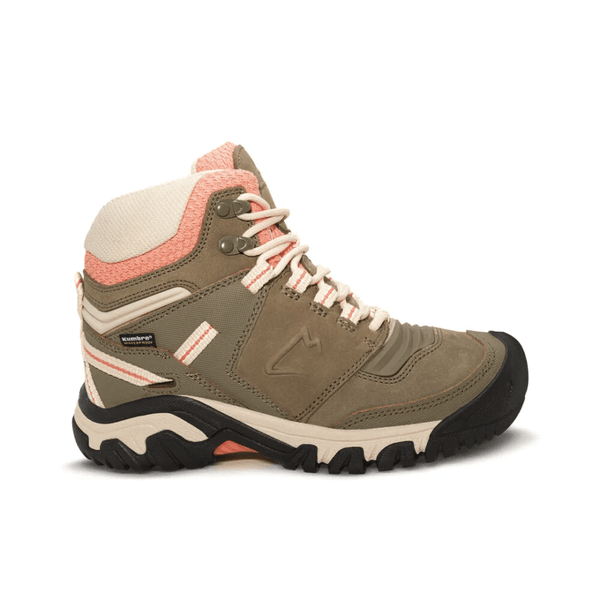 Botas Outdoor Mujer Kumbre Denali 895W Verde Caña Alta Aventura Segura