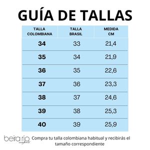 SANDALIAS CREMA MUJER BEIRA RIO