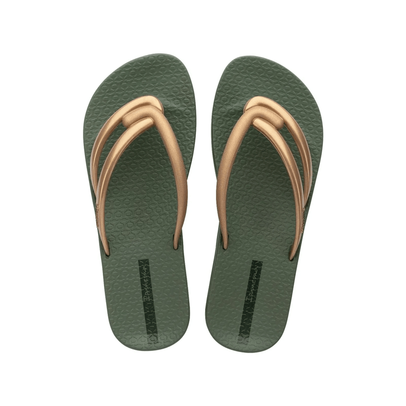 Chanclas-Ipanema-Mujer-Verde-Oro-Talla-36-1