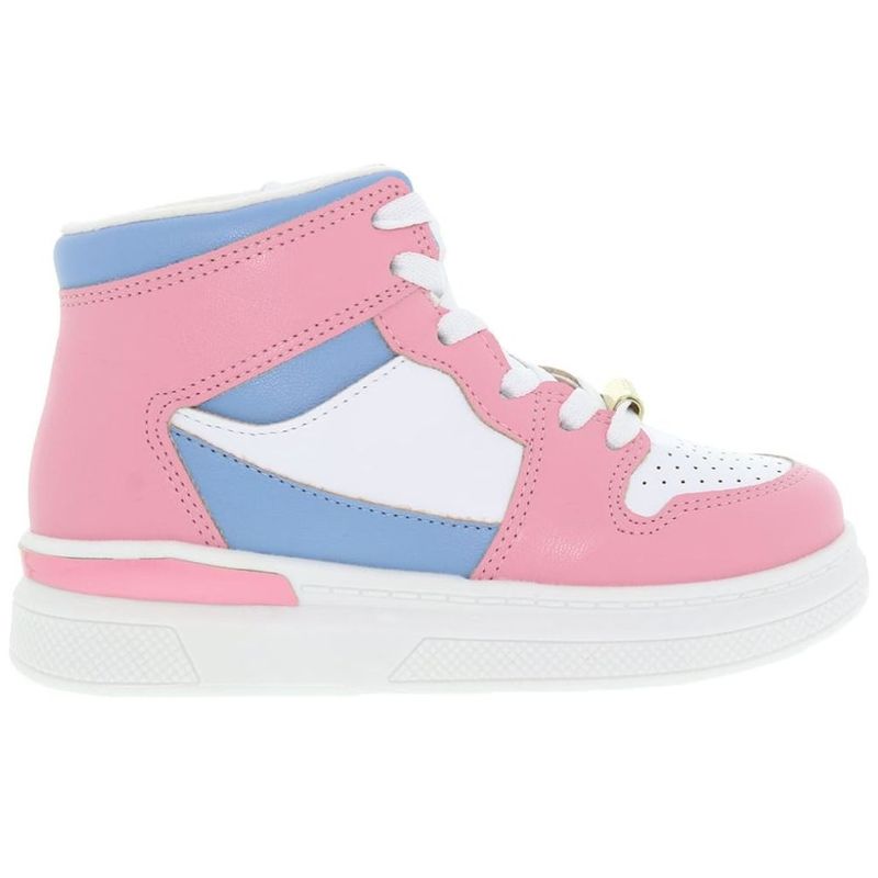 Tenis-Bota-NiÑa-Molekinha-Blanco-Rosa-Talla-27-0