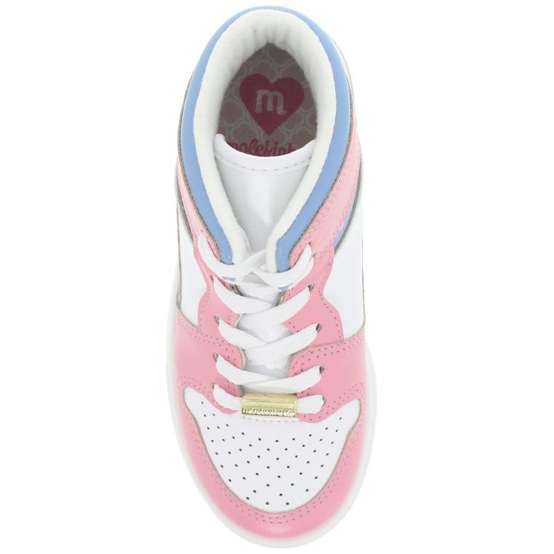 Tenis-Bota-NiÑa-Molekinha-Blanco-Rosa-Talla-27-3