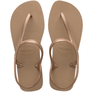 CHANCLAS MUJER DORADO HAVAIANAS