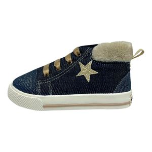 TENIS BOTIN NIÑA AZUL PUNKY KIDS