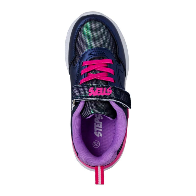 Tenis-Deportivos-Azul-Marino-NiÑa-Steps-Talla-33-4
