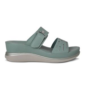 SANDALIAS MUJER VIA SPRING OLIVA