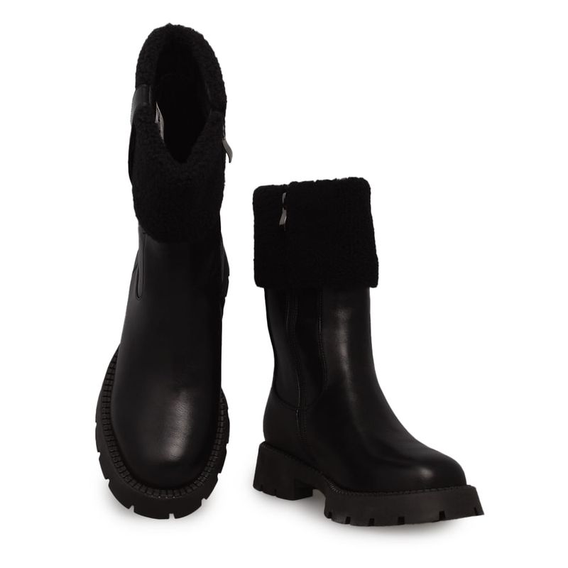 Botines-CaÑa-Media-Mujer-Via-Spring-Negro-Talla-40-5