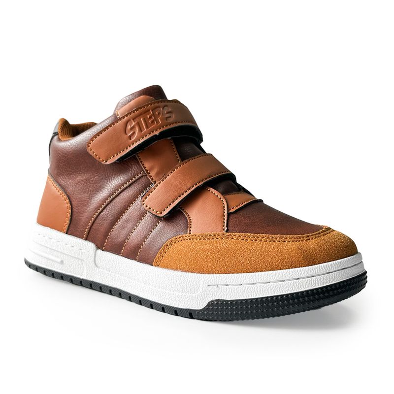 Botas-Casuales-NiÑo-Steps-CafE-Talla-35-1