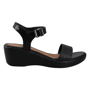 SANDALIA TACON CORRIDO AZALEIA MUJER NEGRO