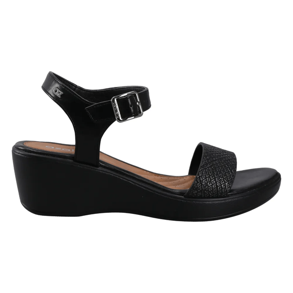 SANDALIA TACON CORRIDO AZALEIA MUJER NEGRO