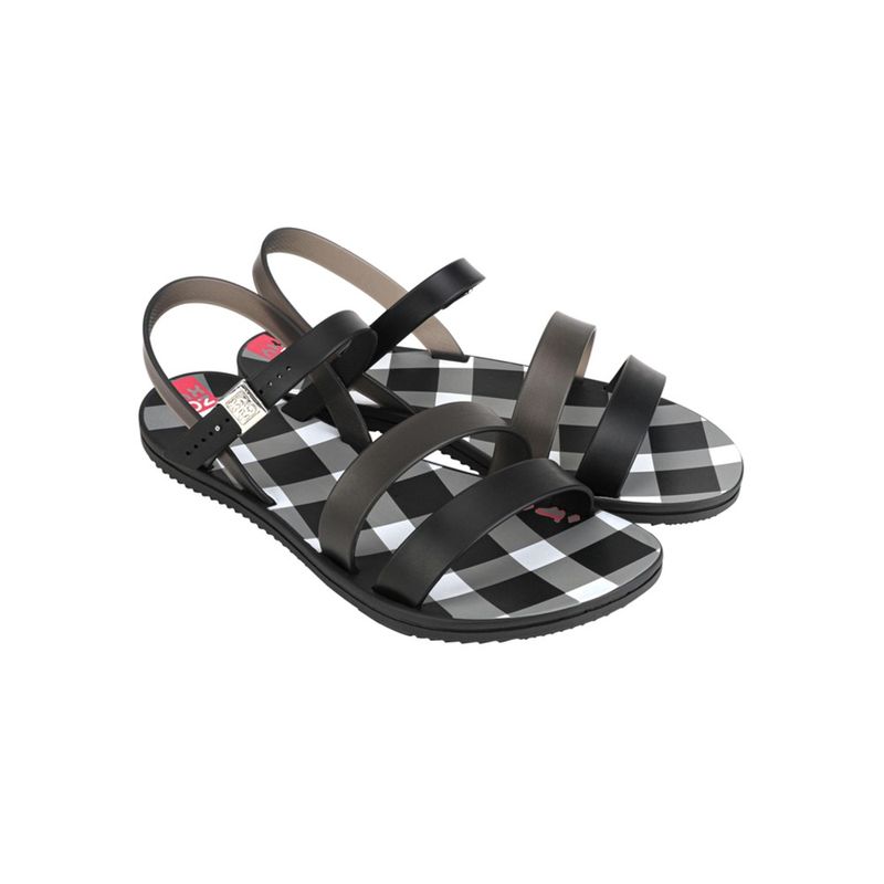 Sandalias-Mujer-Marca-Zaxy-Color-Negro-Ajedrez-Talla-39-0