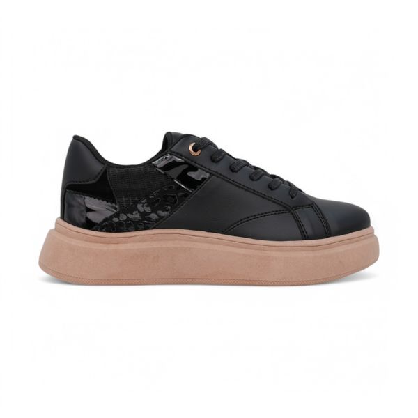 Tenis Casual Mujer Opposite Negro