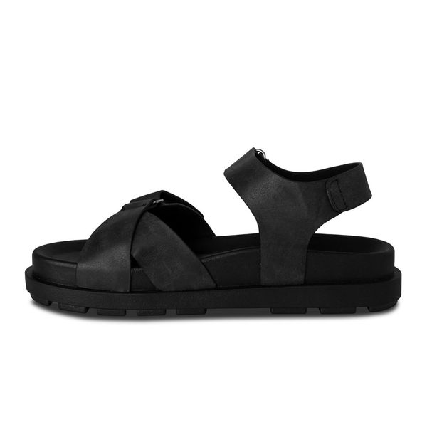 Sandalias Mujer Marca Via Spring Color Negro