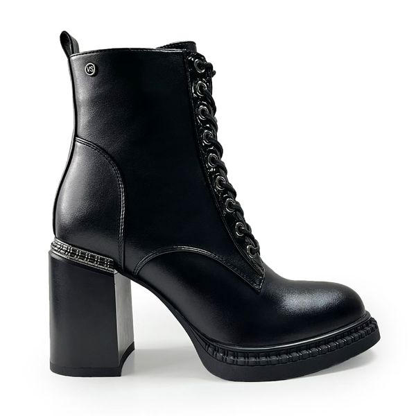 Botin Tacon Mujer Via Spring Negro