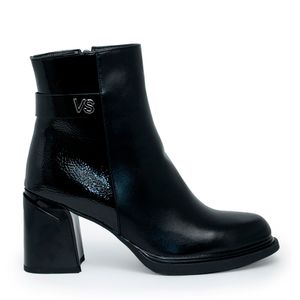 BOTIN NEGRO CAÑA BAJA MUJER VIA SPRING