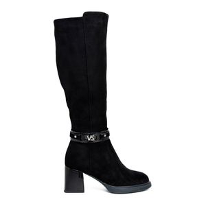 BOTAS CAÑA ALTA NEGRO MUJER VIA SPRING