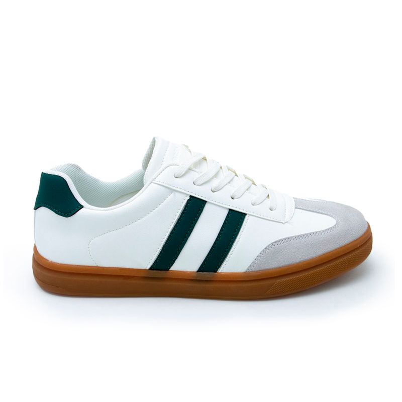 Tenis-Cusual-Blanco-verde-Breaker-Hombre-Talla-41-0