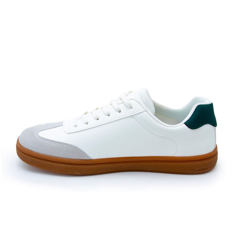 Tenis-Cusual-Blanco-verde-Breaker-Hombre-Talla-41-2