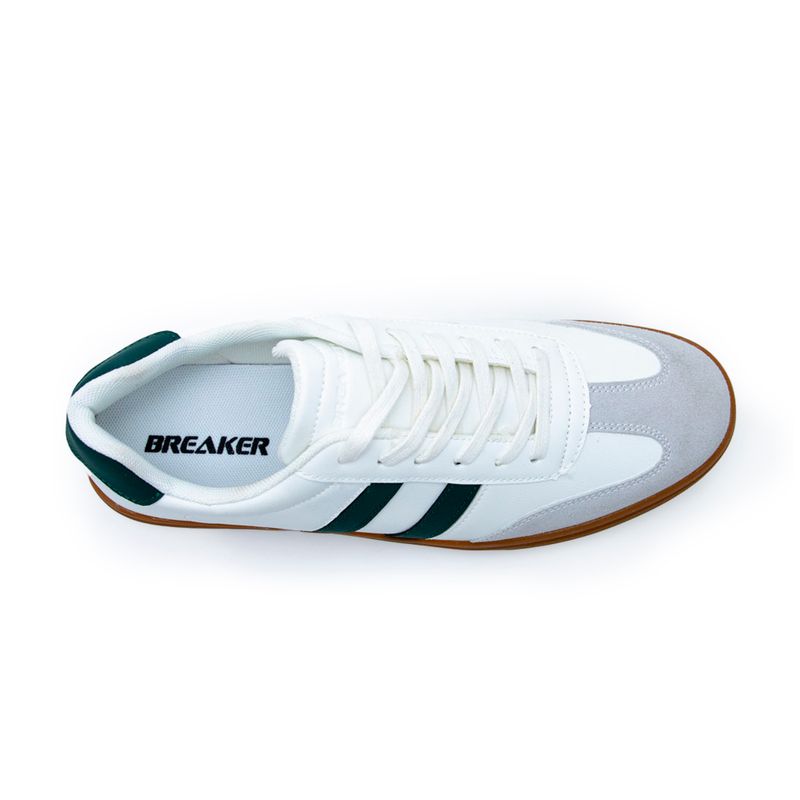 Tenis-Cusual-Blanco-verde-Breaker-Hombre-Talla-41-4