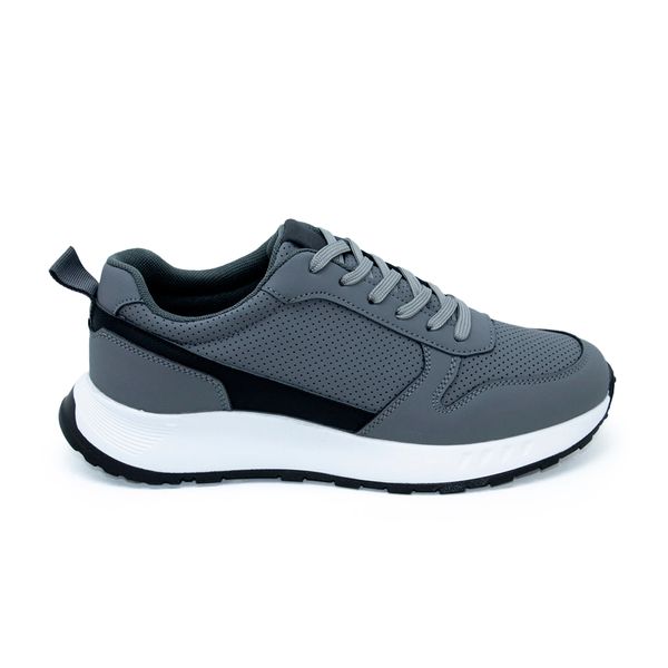 Tenis Deportivos Hombre Gris Breaker