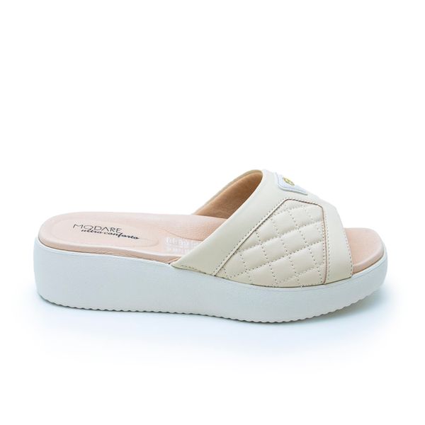 Sandalias Plataforma Beige Mujer Modare