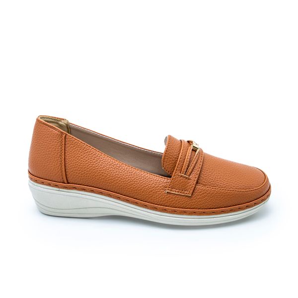 Mocasines Para Mujer Camel Via Grazy