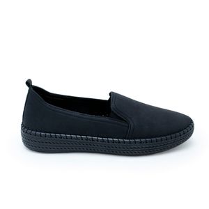 MOCASINES NEGRO VIA GRAZY MUJER