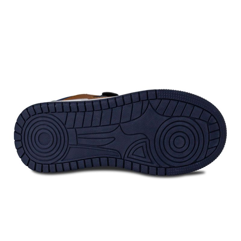 tenis-niño-marca-steps-color-cafe-azul-talla-25