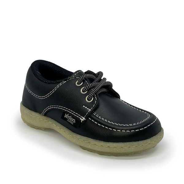 Zapatos Escolares Niña Marca Verlon Color Negro