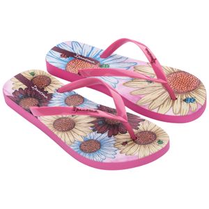 CHANCLAS MUJER MARCA IPANEMA COLOR ROSA/AMARILLO