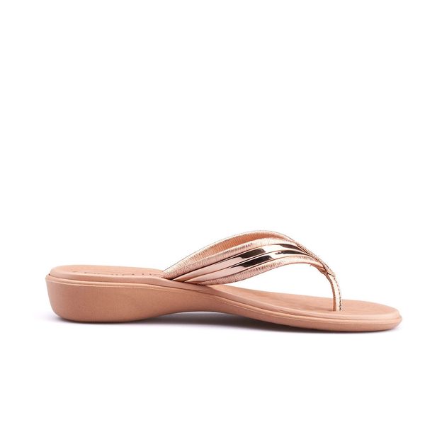 Sandalias Mujer Marca Beira Rio Color Oro Rosa