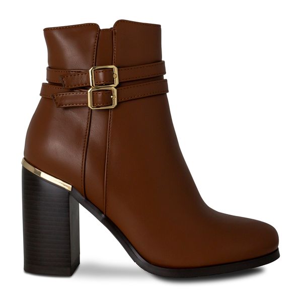 Botines Para Mujer Marrón Via Spring