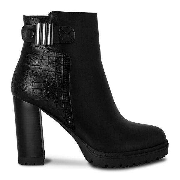 Botines Negros Mujer Via Spring