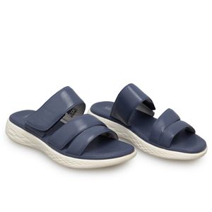 Sandalias Mujer Color Azul Marca Via Spring