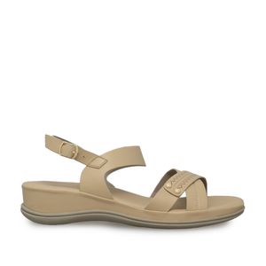 Sandalias Mujer Color Beige Marca Via Spring