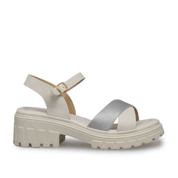 Sandalias Mujer Color Blanco Marca Via Spring