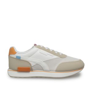 Tenis  Mujer Color Blanco Y Gris Marca Via Spring