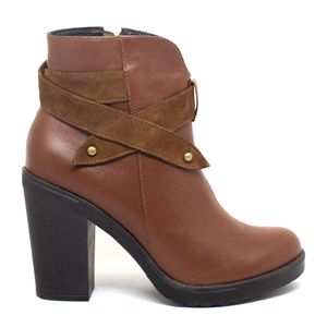 MUJER BOTINES MARCA OPPOSITE NEGRO CAFE