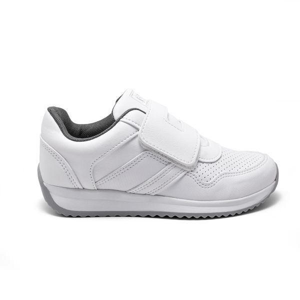 Tenis Escolares Unisex Marca Venus Color Blanco/Gris