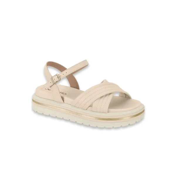 Sandalias Mujer Marca Beira Rio Color Blanco