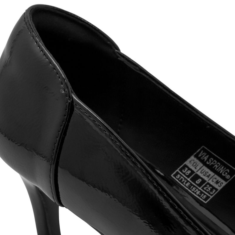 Tacones-Negros-Para-Mujer-Via-Spring-Talla-39-5