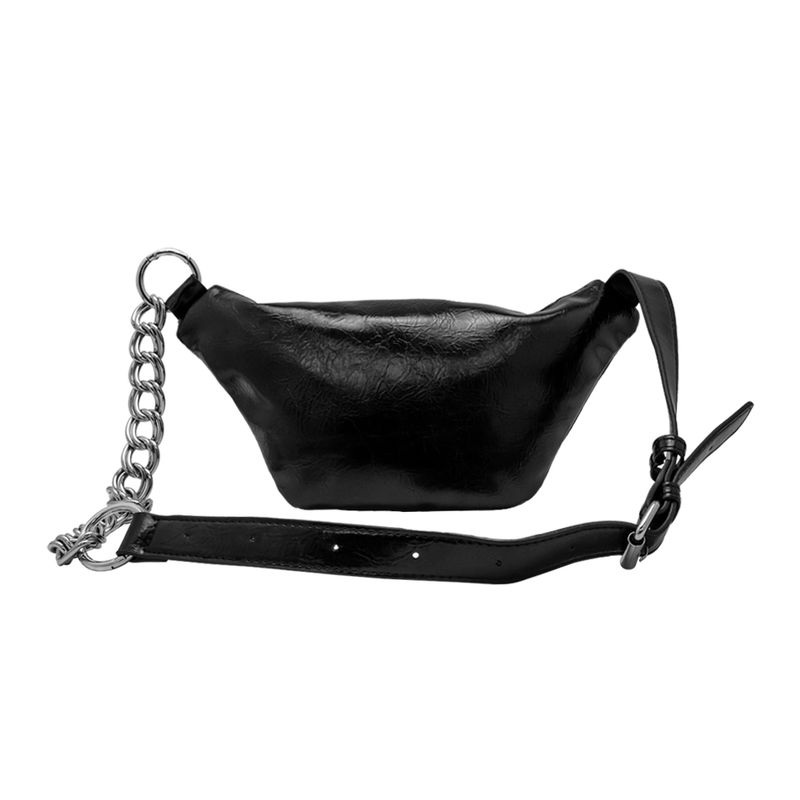 Canguro-Negro-Con-Cadena-Para-Mujer-Via-Spring-Talla-44-1