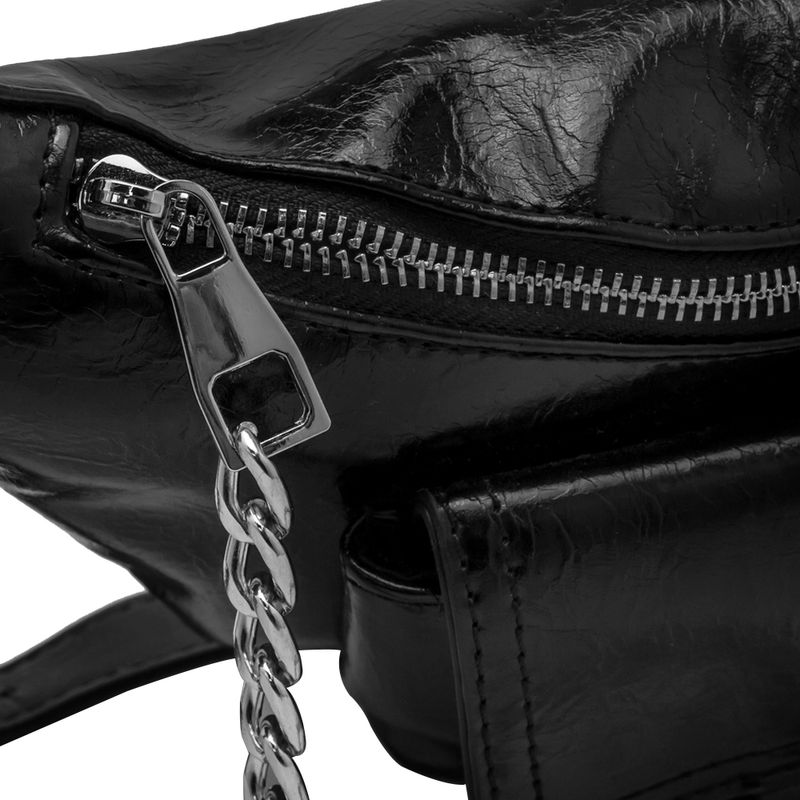 Canguro-Negro-Con-Cadena-Para-Mujer-Via-Spring-Talla-44-4