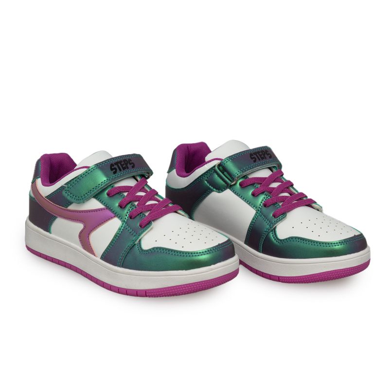 Tenis-Infantil-Para-Niña-Steps-Multicolor-Talla-33-3