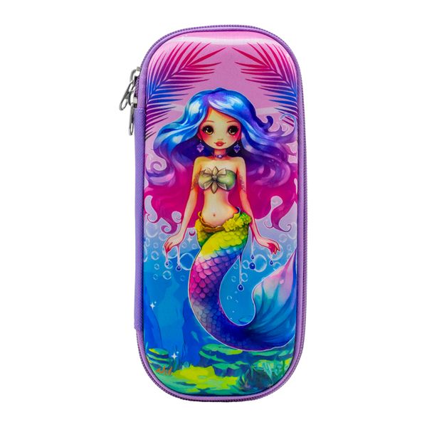 Cartuchera Lila Estampada Para Niña