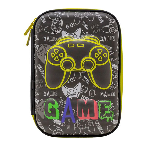 Cartuchera Game Negra Para Niño