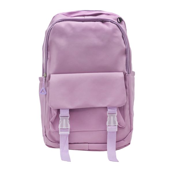 Maleta Escolar Lila Con Cartuchera Para Niña