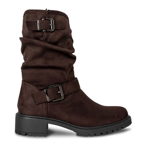 Botas Cafés Mujer Via Spring