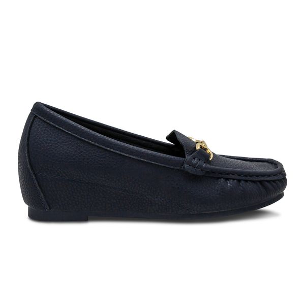 Mocasines Via Spring Navy Para Mujer