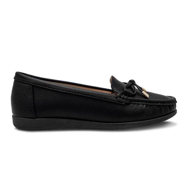 Mocasines Para Mujer Negros Via Spring